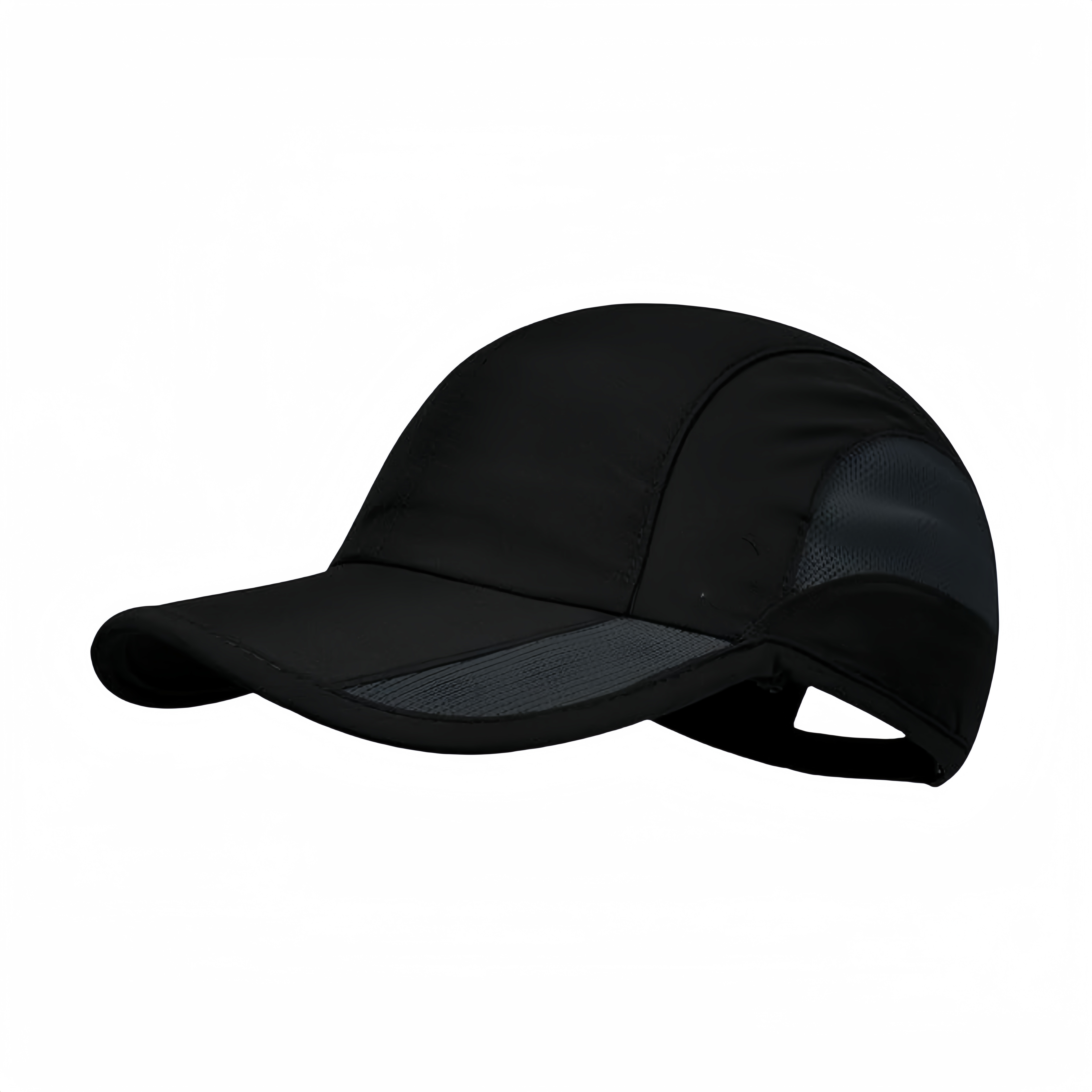 Unisex Custom UPF 50 High Water Resistant Breathable 5 Panel Unstructured Hat-Long Large Curved Golf/Soccer Embossed Letter