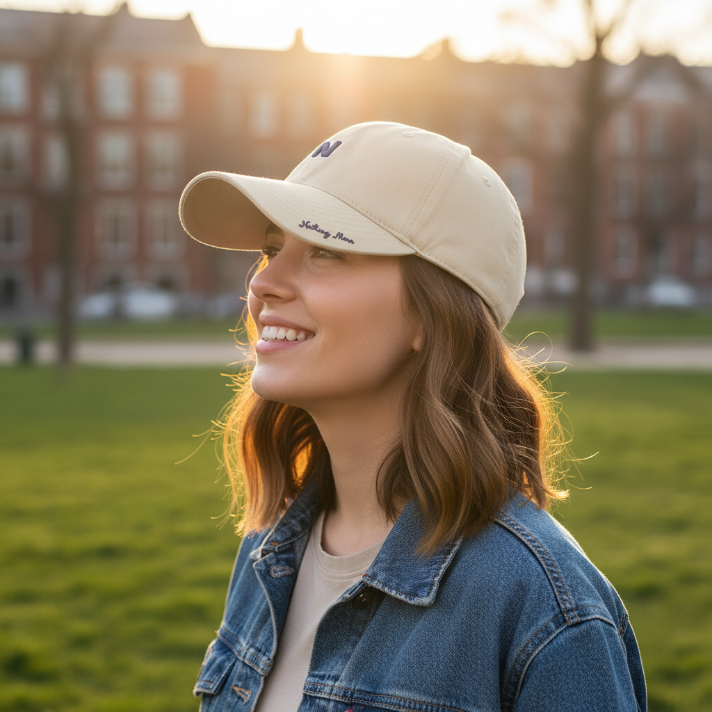 New Trendy Letter Baseball Cap Spring/Summer Woolen Warm and Casual Hat