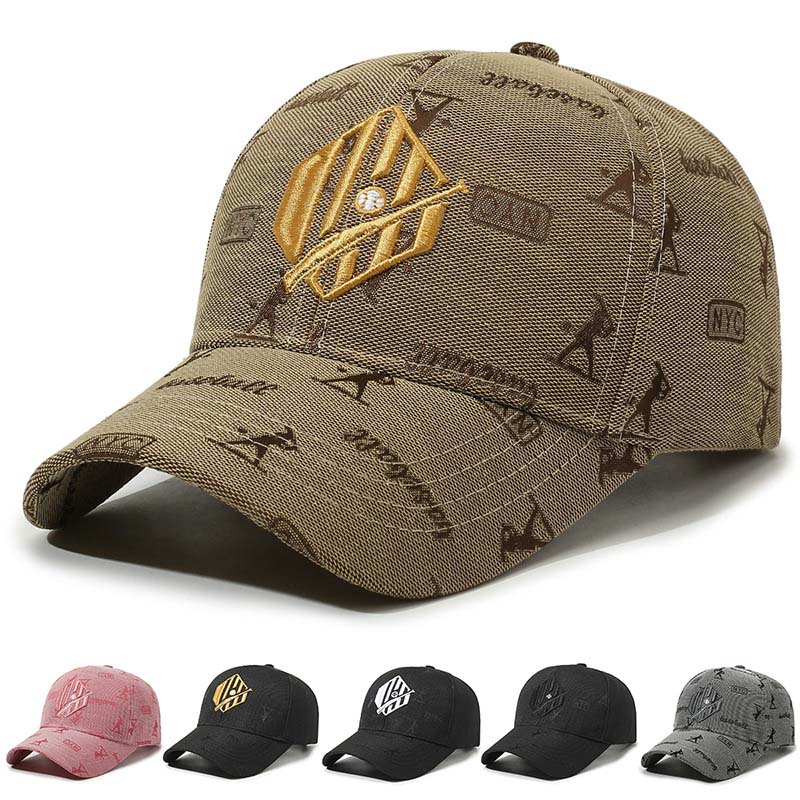 Baseball Cap for Men, 2026 Fashionable Printed Sporty Outdoor Casual Beanie Hat