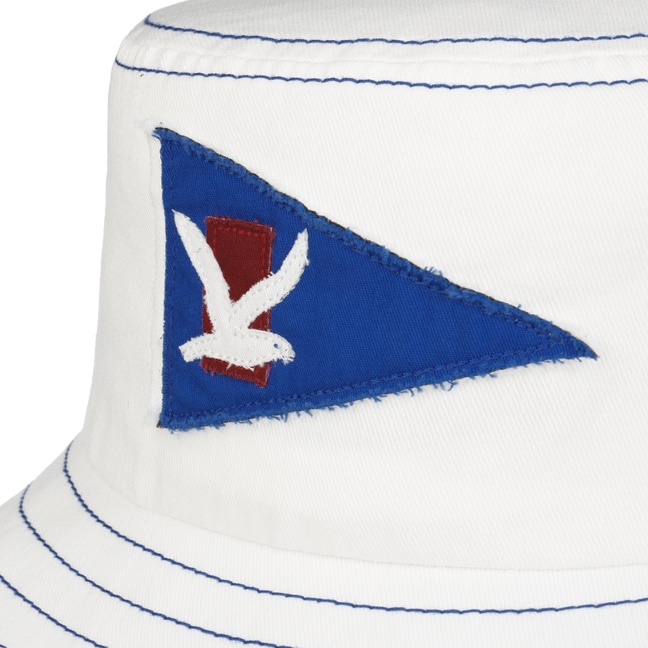 Custom Printed UV Contrasting Coloured Bucket Hat Fashionable Unisex Fishing Hat with Cartoon Pattern for Casual Scene