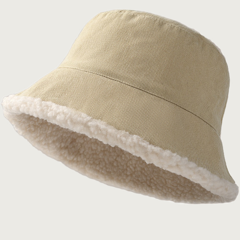 Polyester/Wool Blend Adjustable Winter Fishing Cap for Women-Outdoor Warm Hat