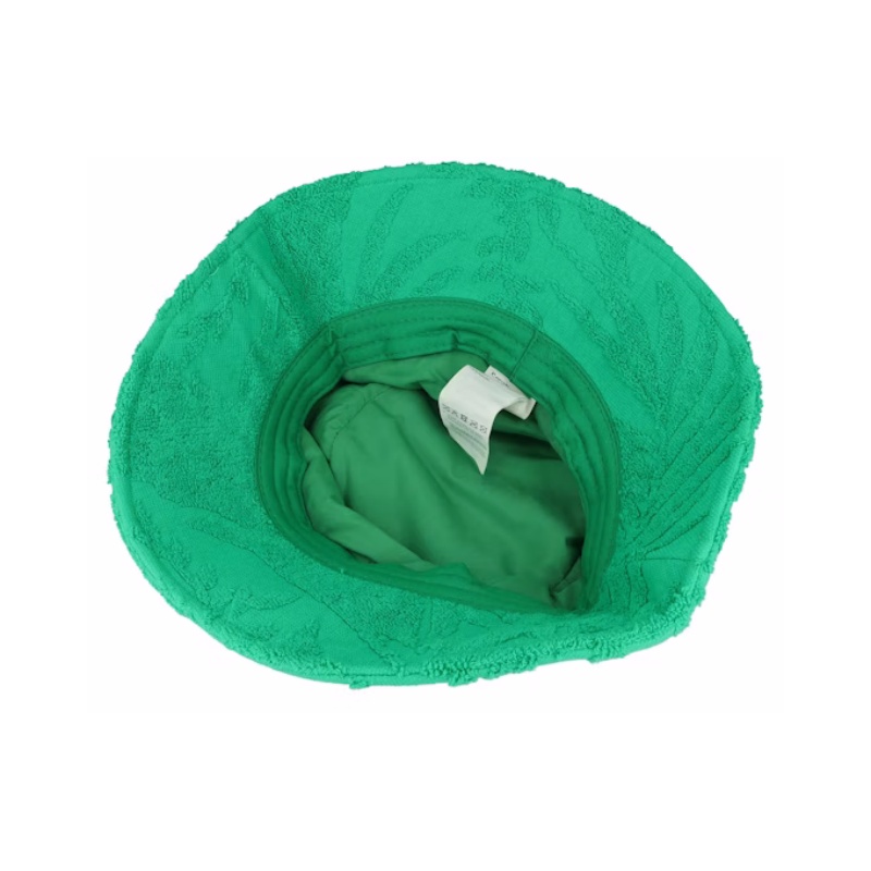High Quality Terry Hat Green Bucket Hats Wholesale Custom Logo Large Hiking Hats With String for Child