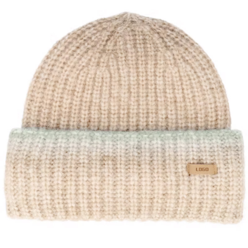 High Quality Custom Designer Acrylic Beanie Fashionable Winter Beach Travel Wear for Men Women Knitted Skull Cap Letter Bows