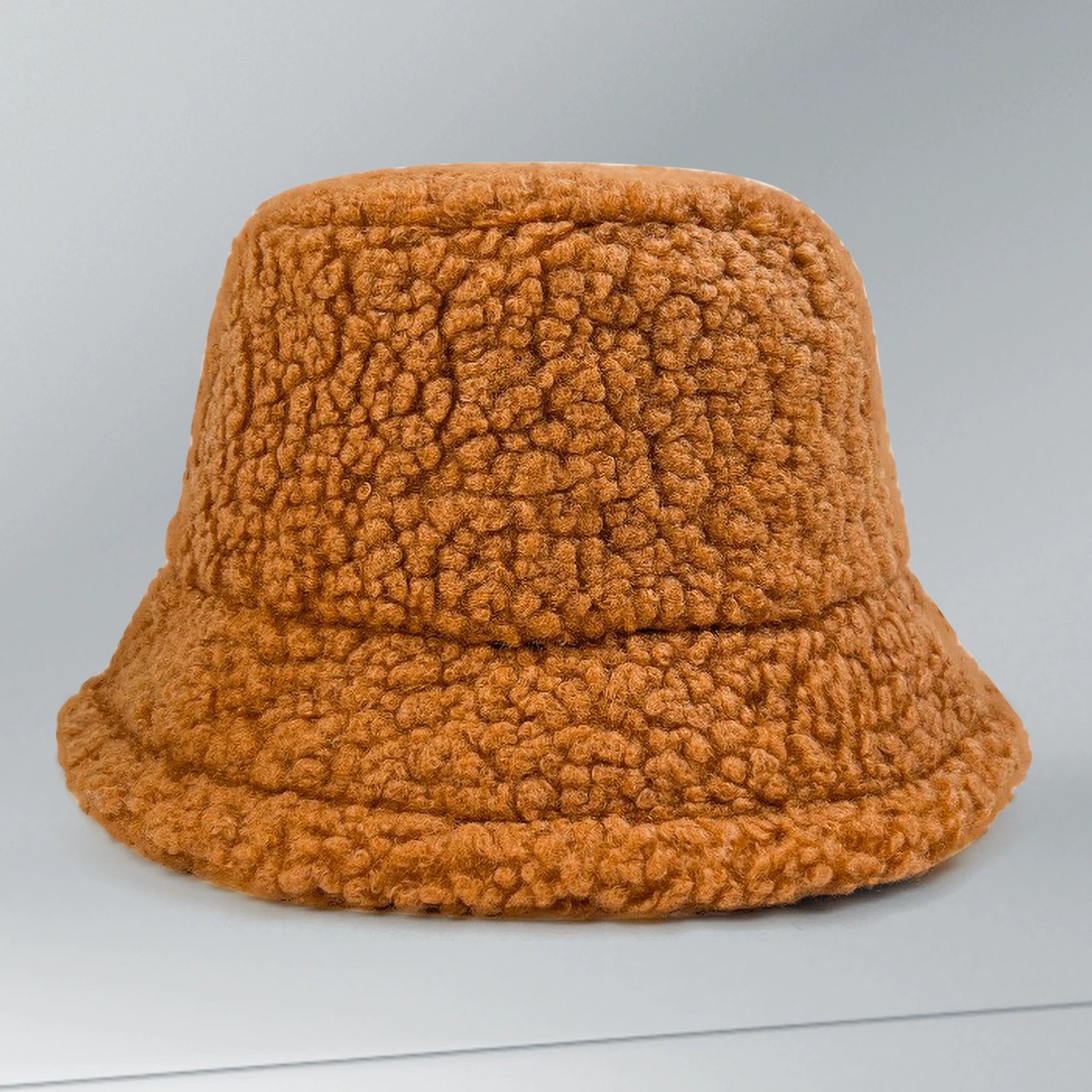 Custom Logo Embroidered Winter Warm Sheepskin Fishing Hat with Added Insulation for Daily Casual Outdoor Use Wholesale