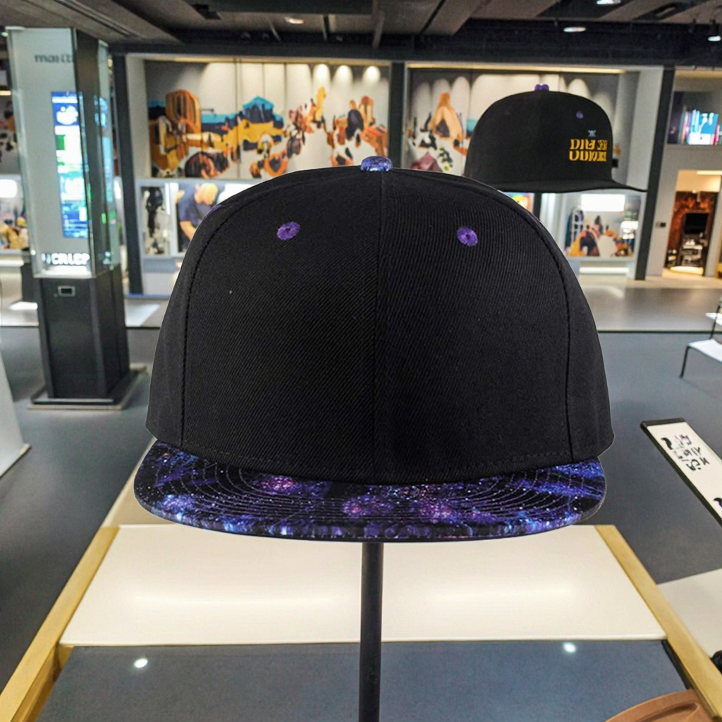 Custom High Guality Adjustable Baseball Cap Colorful Flat Bill Snapback Hat for Men and Women with Hip Hop Style