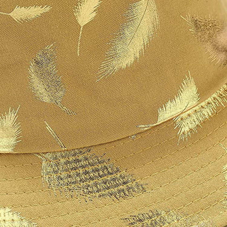 Wholesale Fashion Custom Logo Bucket Hat Wide Brim Fisherman Sunshade for Daily Use and Hiking Cartoon Patterned