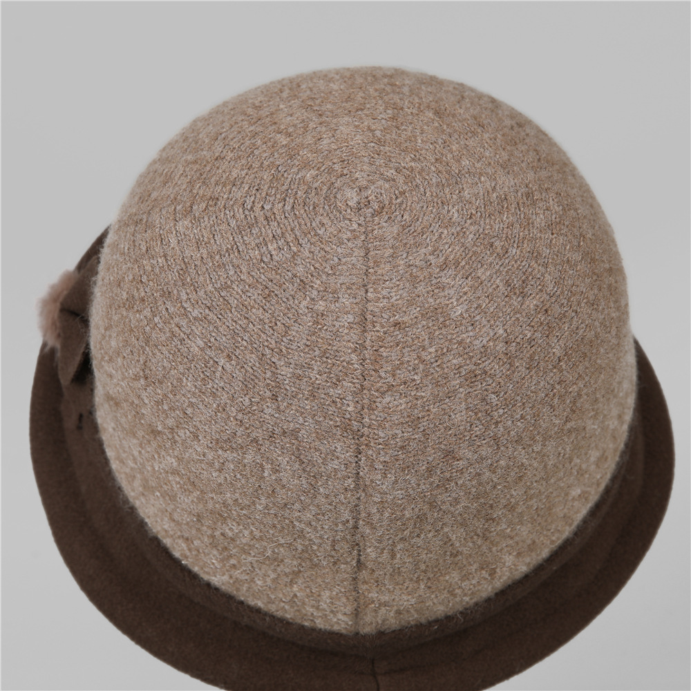 Mom's New Stylish Autumn-winter Trendy Grandma's Fisherman Hat for Winter Mid-aged and Elderly Women Old Lady's Warm Hat