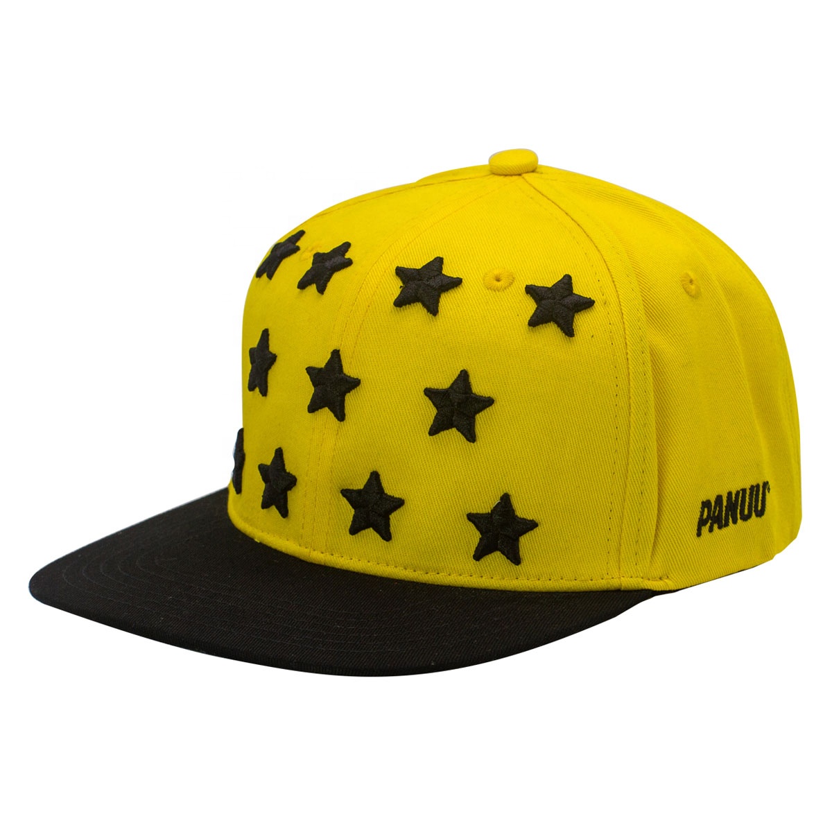 Customized 3D Embroidery Starts Patch Sports Baseball Hat Double Tone Snapback Caps Flat Bill Dad Hats