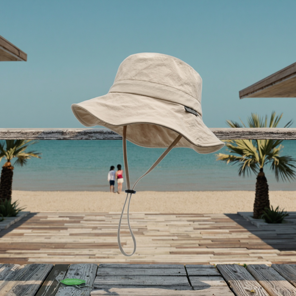 Custom High Quality Polyester Bucket Hat for Men Women Waterproof Fishermen & Beach Sun Protection Wide Brim Stylish Formal Look