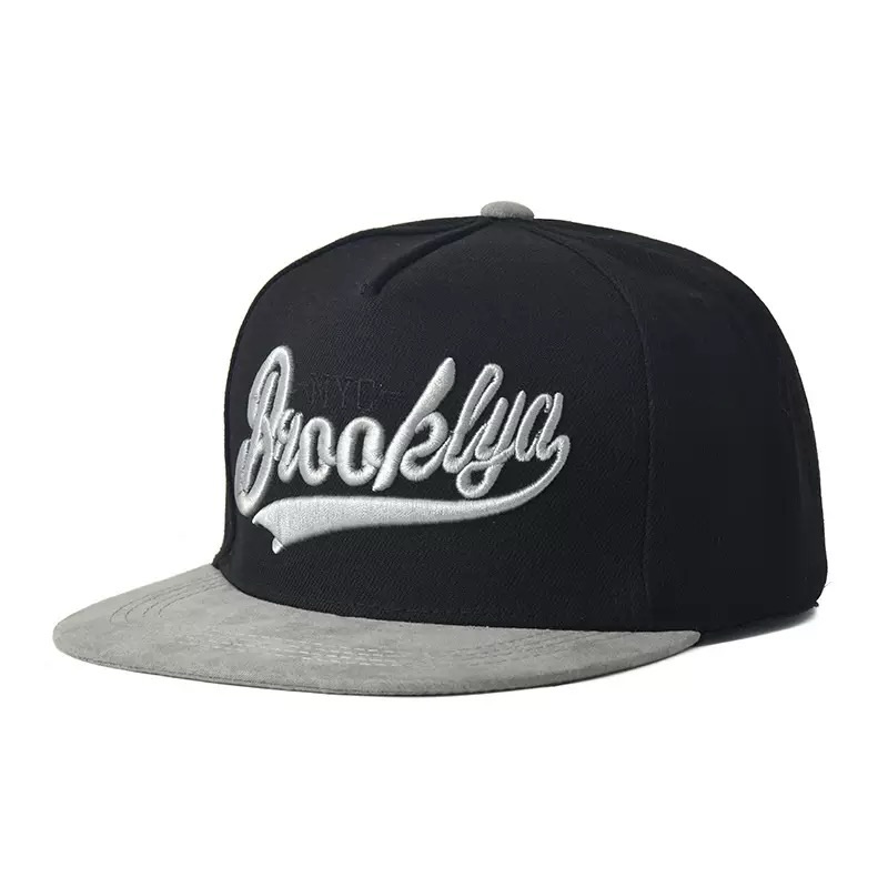 Best-Selling Brooklyn Baseball Snapback Hat American Street Hip-Hop Style Casual Canvas Fabric with Embroidered Letter Pattern