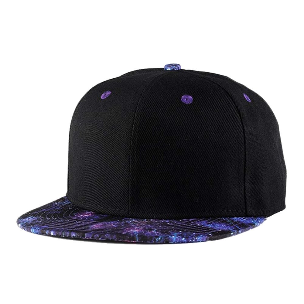 Custom High Guality Adjustable Baseball Cap Colorful Flat Bill Snapback Hat for Men and Women with Hip Hop Style