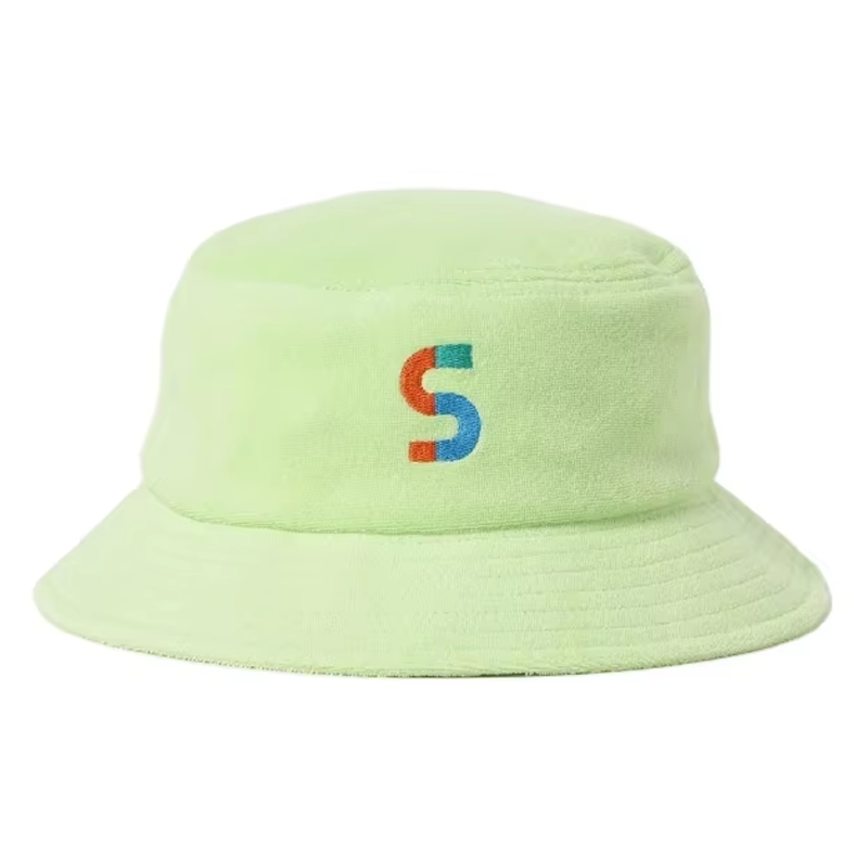 Sweet Ocean 2026 Spring & Autumn Casual Printed Pattern Polyester/Cotton Bucket Hat Front Panel Colorful Logo Soft Breathable