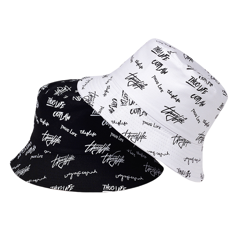 High Quality Custom Printed Logo Bucket Hat Adult Space Print Wide Brim for Summer Sun Protection Fashionable Outdoor Travel