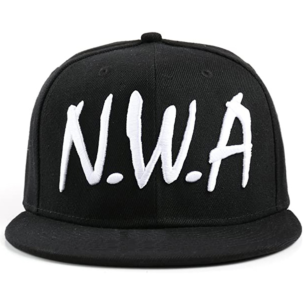 Customizable 3D Embroidery Logo Snapback Hat Hip Hop Style Cotton Cap with Character Pattern for Party Outdoors