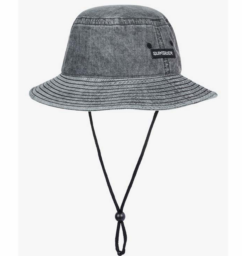 Unisex Custom Logo Denim Bucket Hat Hot Selling Windproof Rope Fisherman Hat for Climbing Camping Cycling-Casual Use Daily