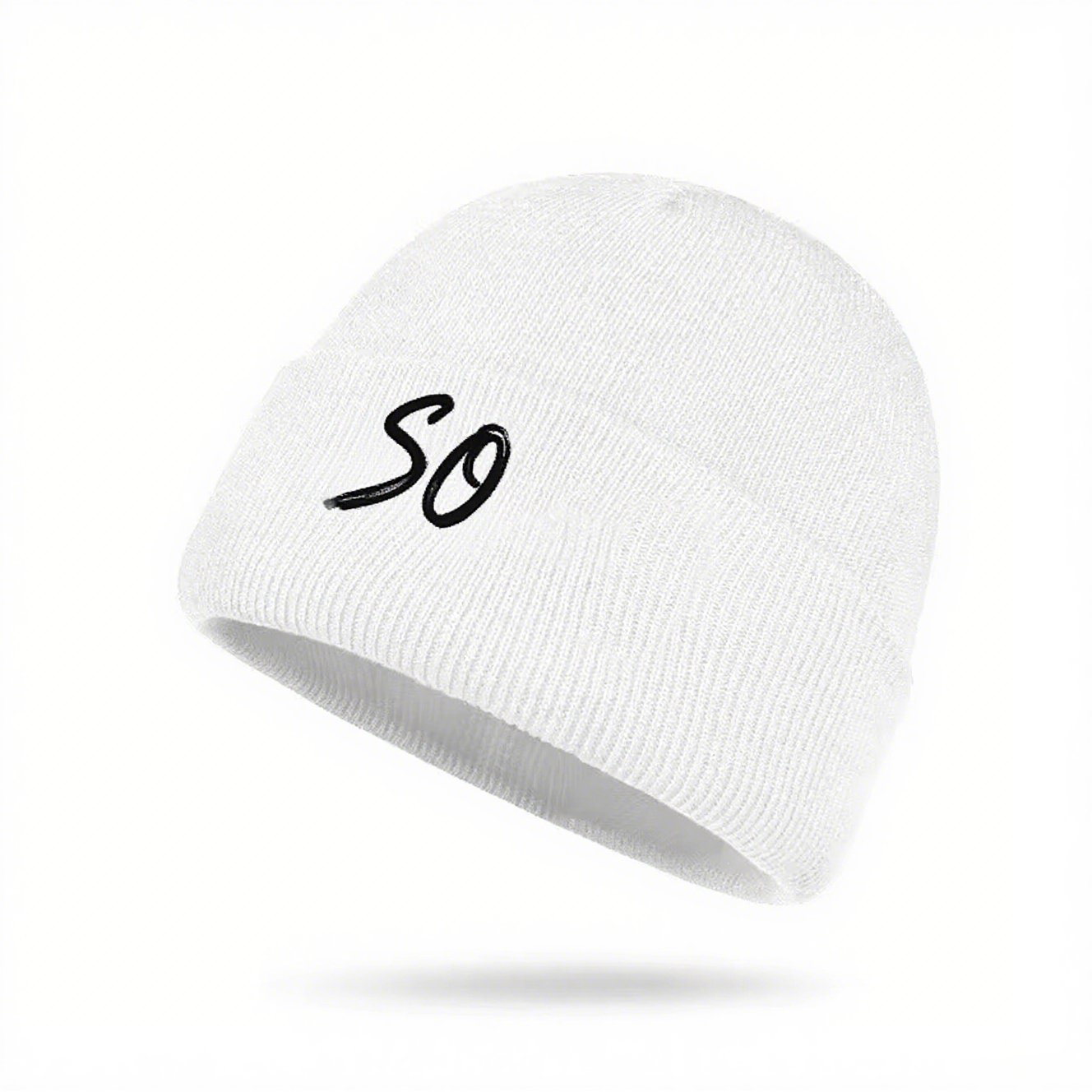 Custom 100% Acrylic Winter Skull Cap Puff Logo Designer Beanie Hat High Hip Hop Warm Knitted Travel Appropriate Digital Printing