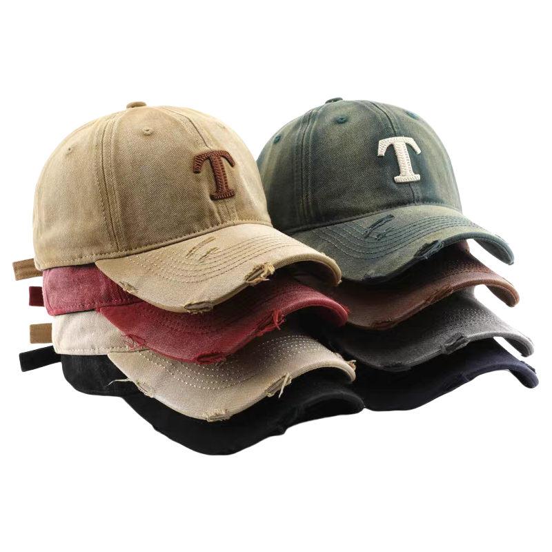 Unisex Vintage Street Baseball Cap Sporty Fashion 6 Panel Design Custom Embroidered Logo Common Oxford Twill Casual Ethnic Style