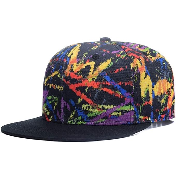 Custom Outdoor Shade Flat Brim Streetwear Running Baseball Caps Flat Bill Snapback Cap Hip-hop Hat