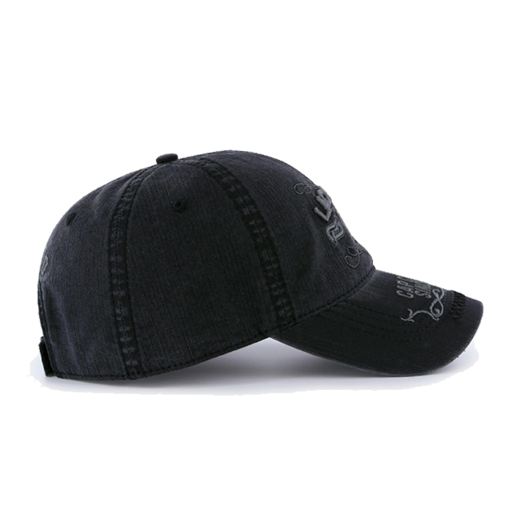 Custom 3D Embroidery Washed Cotton Baseball Cap Fashion Sports Gorras Hat for Basketball for Outdoor Sports