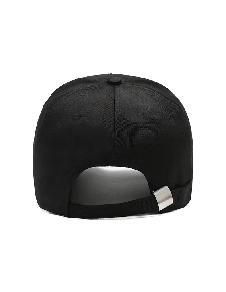 Baseball Cap with Letter Logo Hard Top Autumn Sun protection and Shade Brimmed Cap 6-panel Baseball Cap