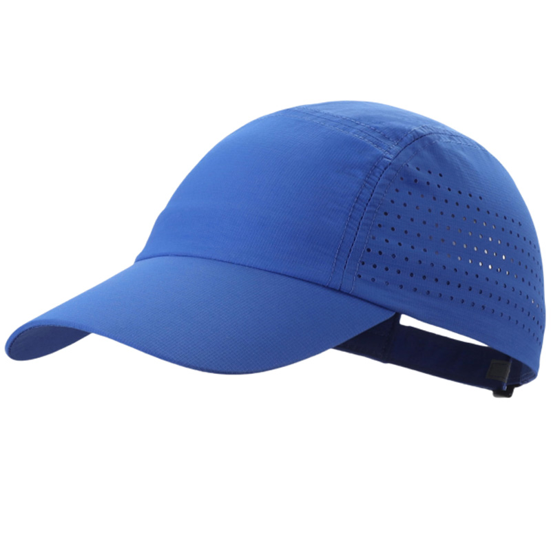 Blue Lightweight Breathable Waterproof Sports Baseball Cap Adjustable Outdoor Running Hat for Men and Women with Street Style