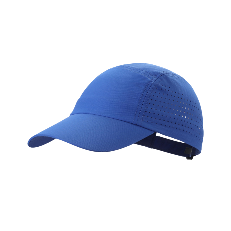 Blue Lightweight Breathable Waterproof Sports Baseball Cap Adjustable Outdoor Running Hat for Men and Women with Street Style