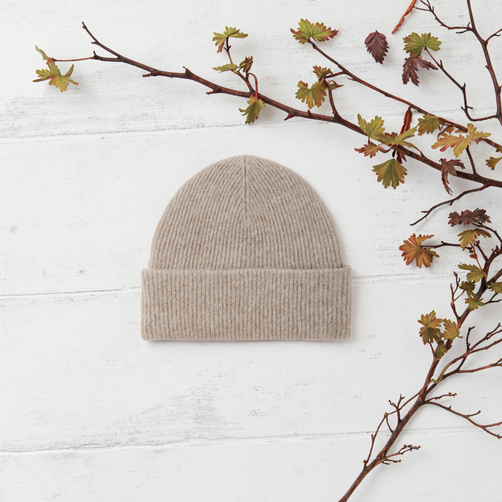 Wool Blend Hat with a Sophisticated and Elegant Autumn-winter Vibe Adult Knitted Hat Warm and Comfortable Cold Cap