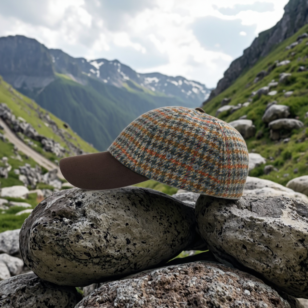 High Quality Wool Blend Baseball Cap with Custom Logo Vintage Unstructured Outdoor Wear Metal Buckle Closure for Men and Women