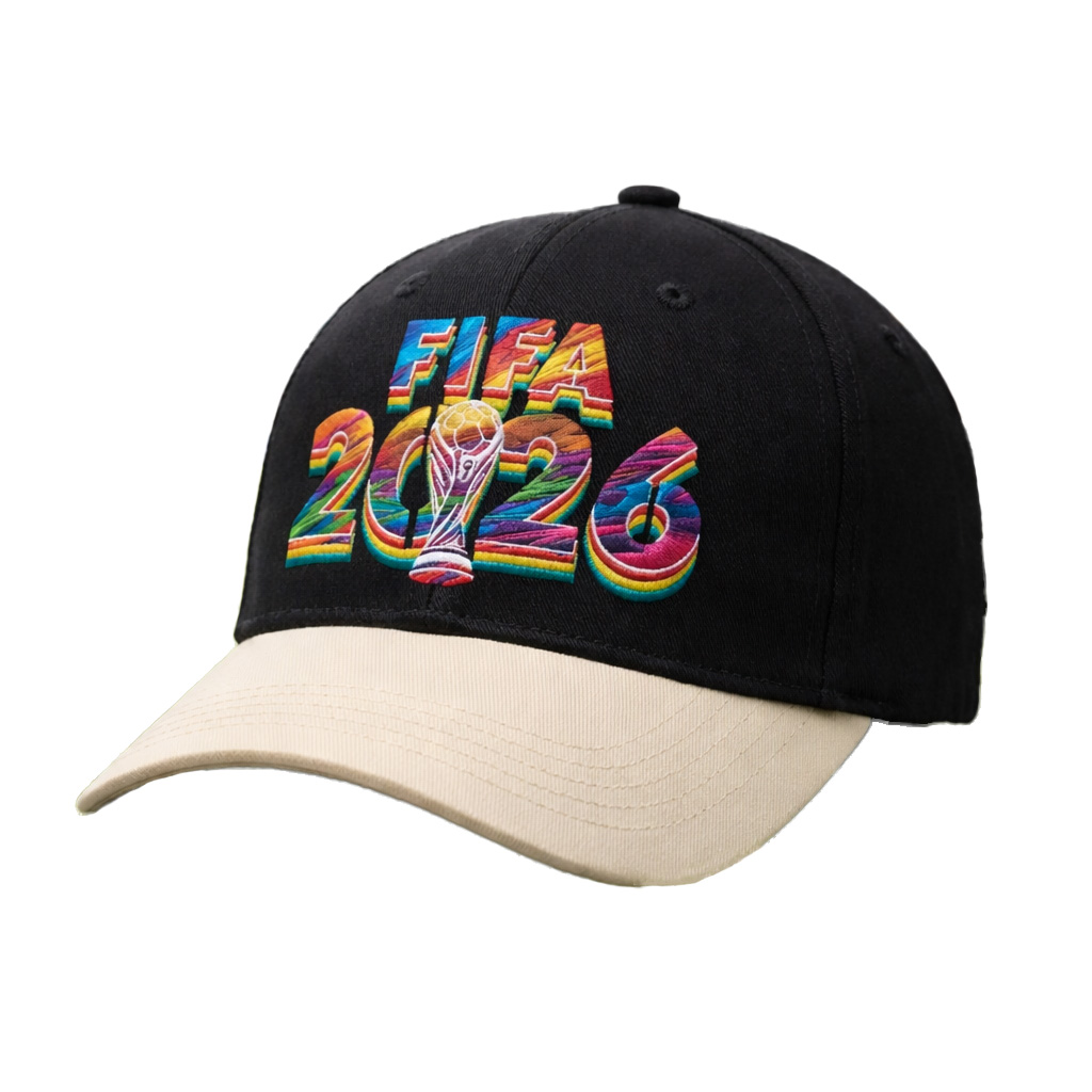 2026 Football League Vintage Sporty Embroidered 6-Panel Adjustable Baseball Cap with Letter Pattern Unisex