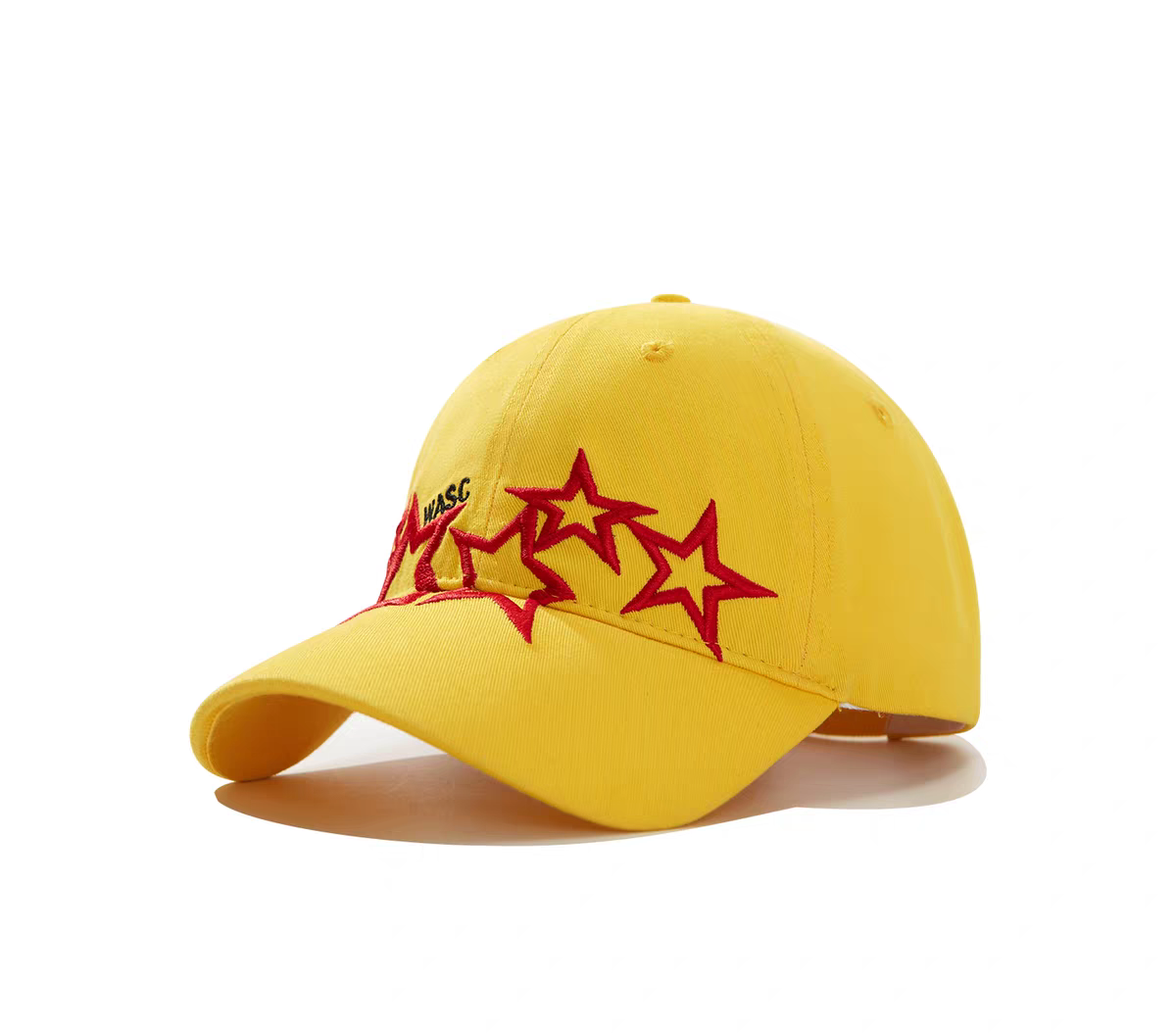 Letter Star Embroidered Twill Dobby Street Style Casual Baseball Cap Unisex Versatile Adjustable Strap Sun Duckbill Common