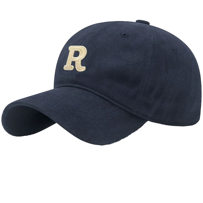 Wholesale 6-Panel Cotton Sports Baseball Cap Customizable Snapback Fitted Base Ball Cap with Embroidered Logo in Sporty Style