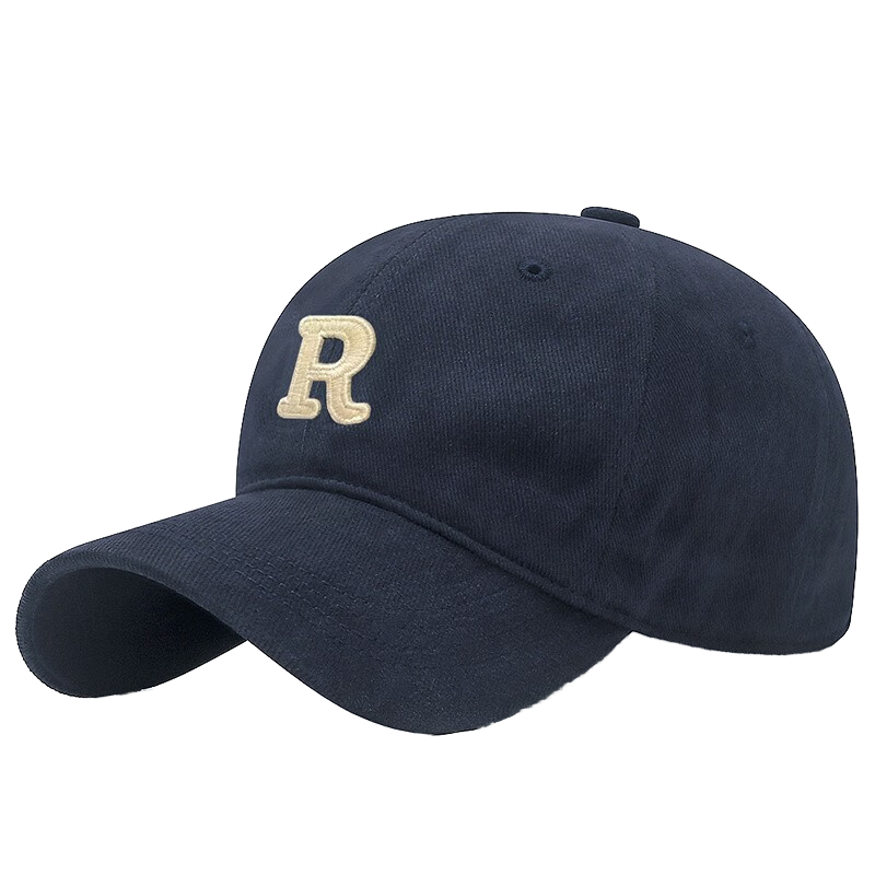 Wholesale 6-Panel Cotton Sports Baseball Cap Customizable Snapback Fitted Base Ball Cap with Embroidered Logo in Sporty Style