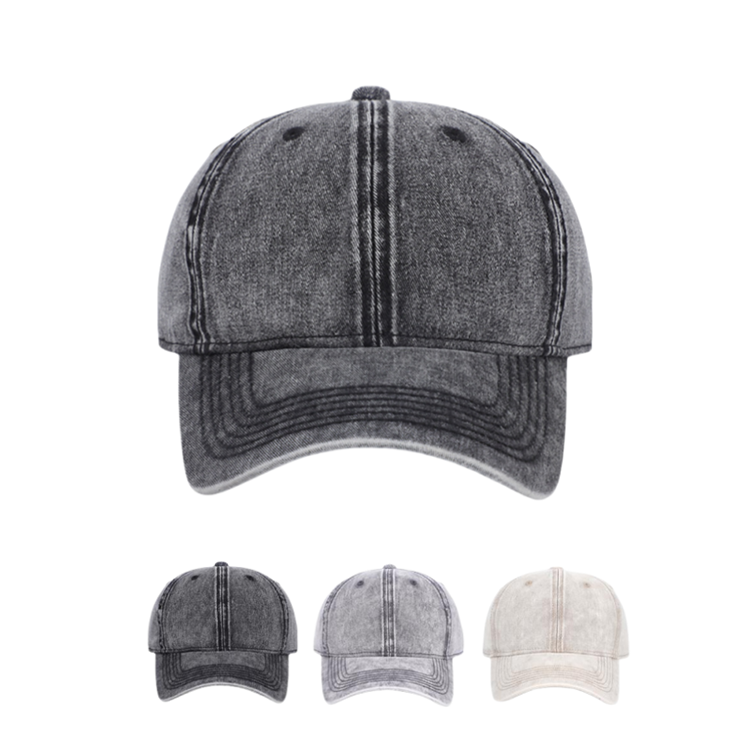 Custom Unisex Vintage Baseball Cap Quality 6 Panel Casual Vintage Dad Hat Design Fitted Fashionable Street Style Wholesale