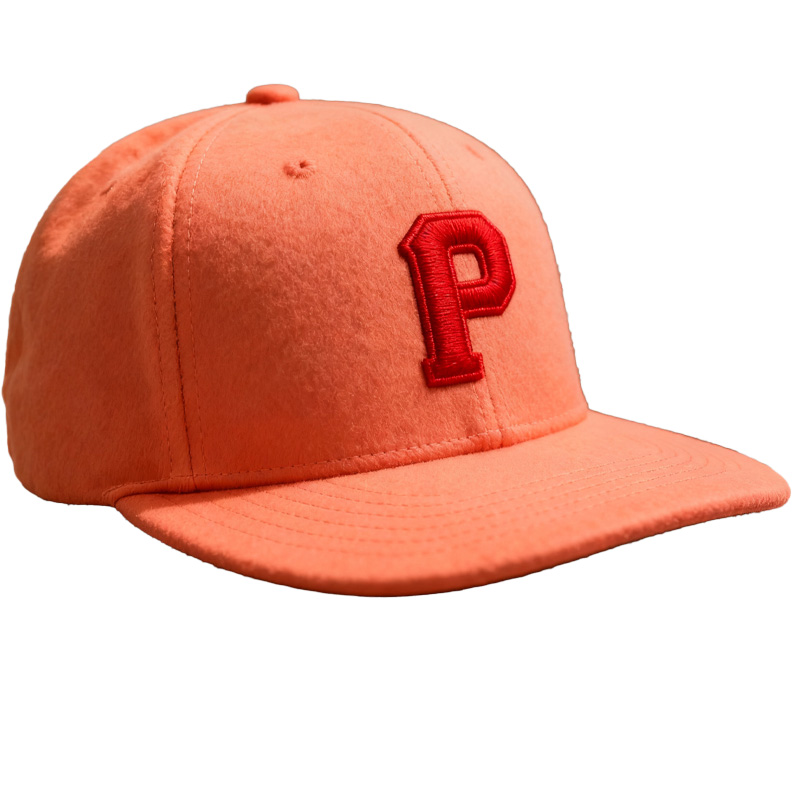 Custom Embroidered Gray Snapback Adjustable Wool Blend Baseball Cap