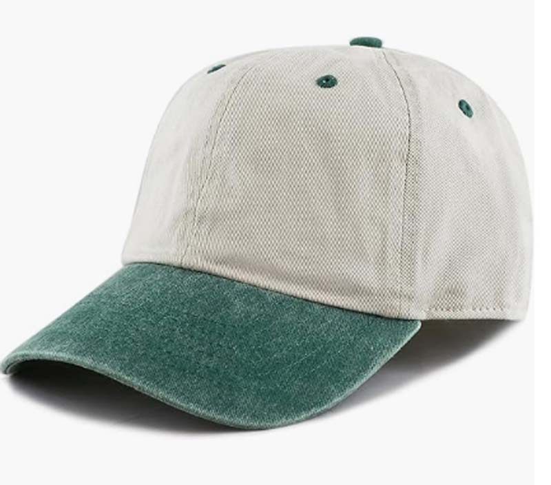 HIgh Quality  Unstructured Curved Brim Sport Hat Unisex Vintage Custom Logo Distressed Cotton Baseball Caps Washed Dad Hats