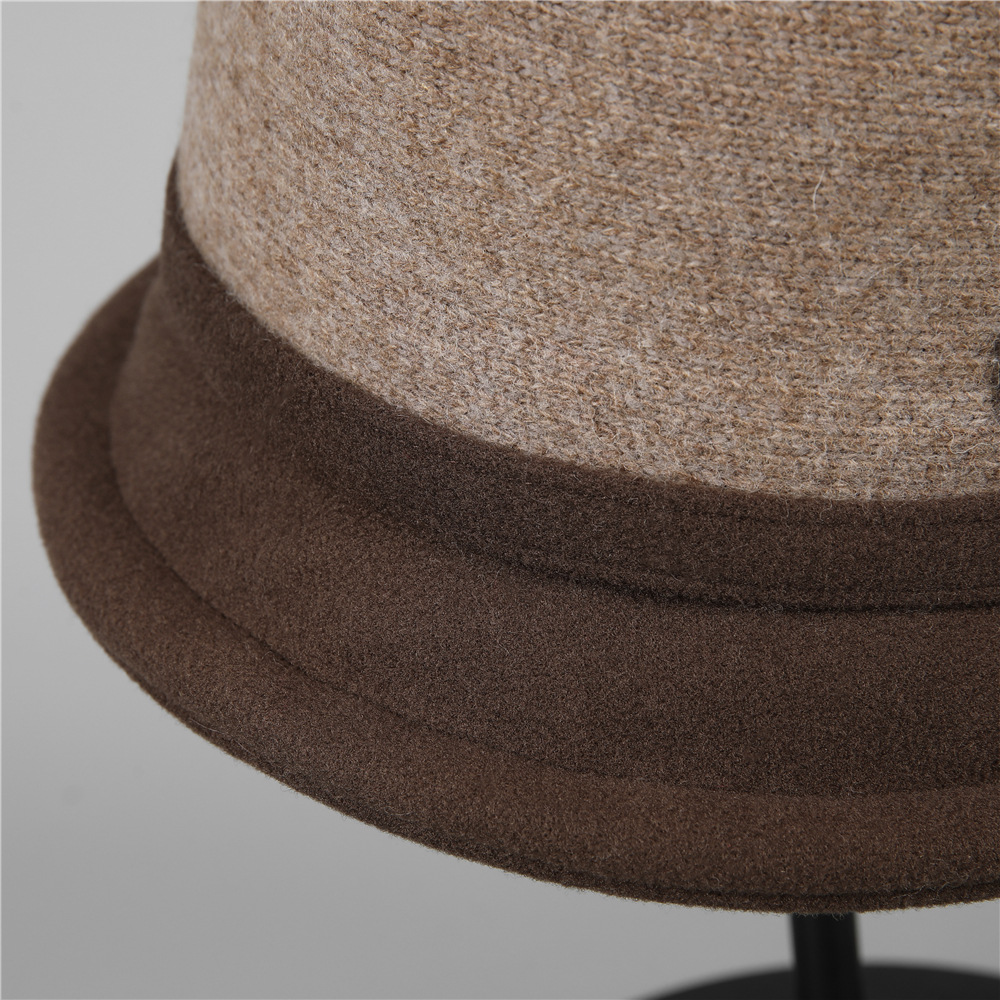 Mom's New Stylish Autumn-winter Trendy Grandma's Fisherman Hat for Winter Mid-aged and Elderly Women Old Lady's Warm Hat