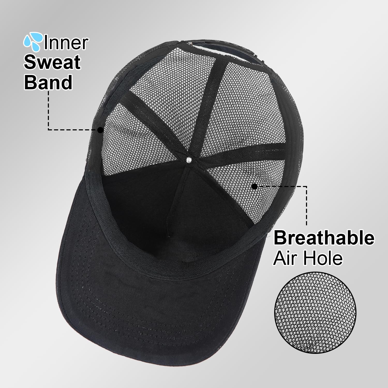 Custom 6-Panel Baseball Caps High Quality Adjustable Breathable Quick-drying 100% Cotton Customizable Logo for Outdoor Beach Use