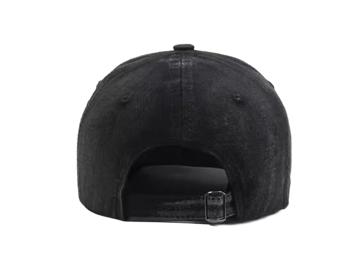 Vintage Washed Embroidered Canvas Baseball Cap American Retro Soft Top Dad Hat Unisex Street Trend Sports Letter Snapback Hat