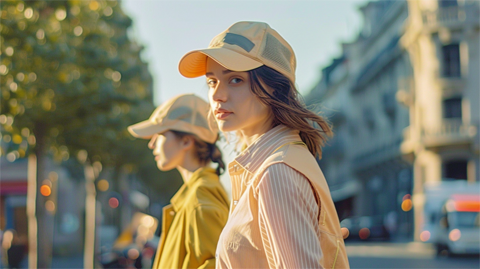 Customized hats: mobile business cards of corporate culture