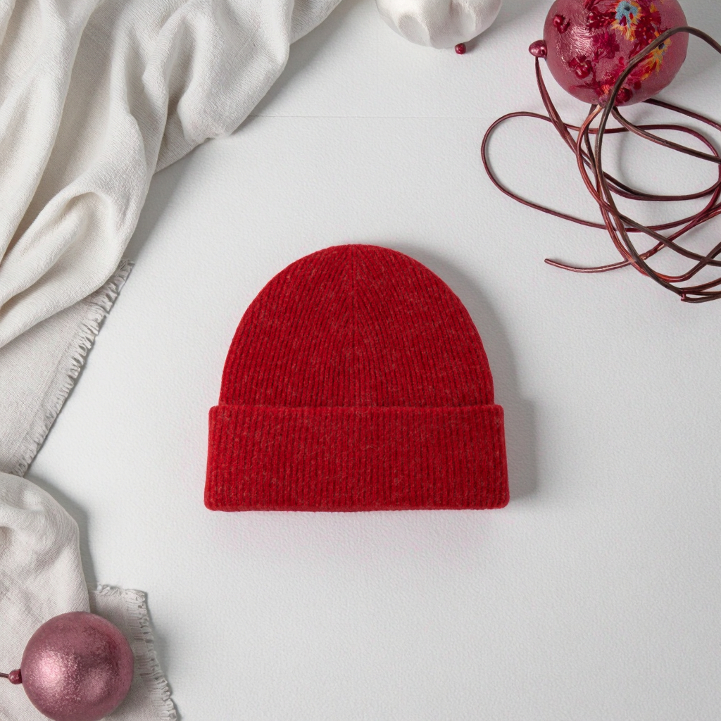 Wool Blend Hat with a Sophisticated and Elegant Autumn-winter Vibe Adult Knitted Hat Warm and Comfortable Cold Cap