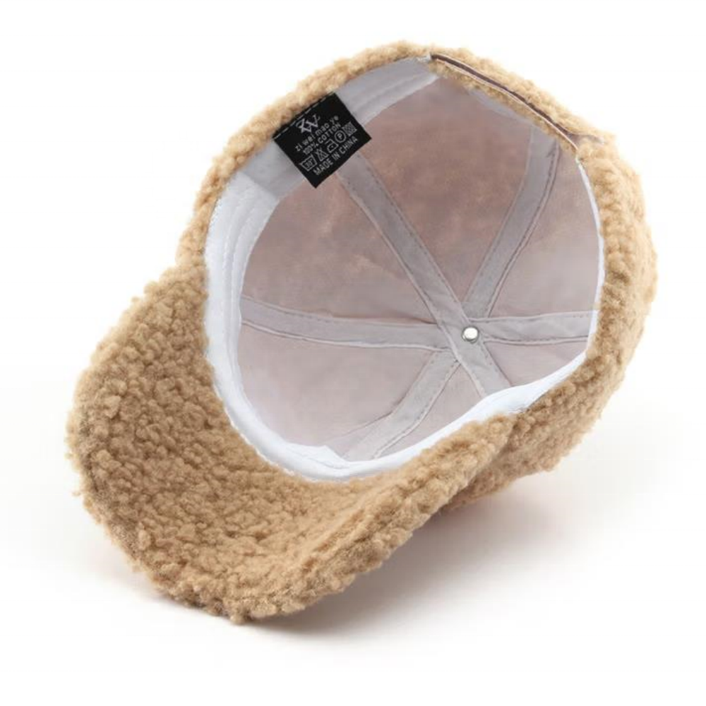 Custom Keep Warm Fashion Embroidery Logo Sport Lamb Wool Caps Dad Hat Winter Baseball Cap Gorras