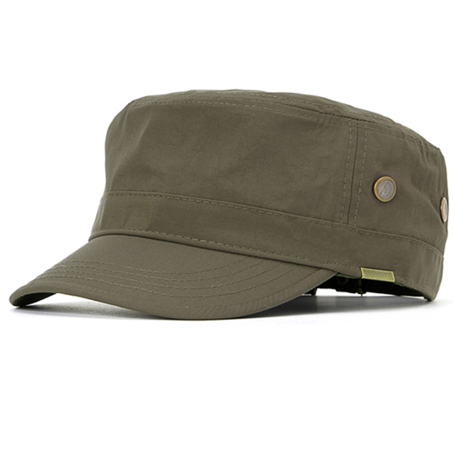 Cotton Flat Cap Hat Stick Cloth Five-pointed Star Style of Casual Duck Cap Cotton Flat Brim Cap for Men