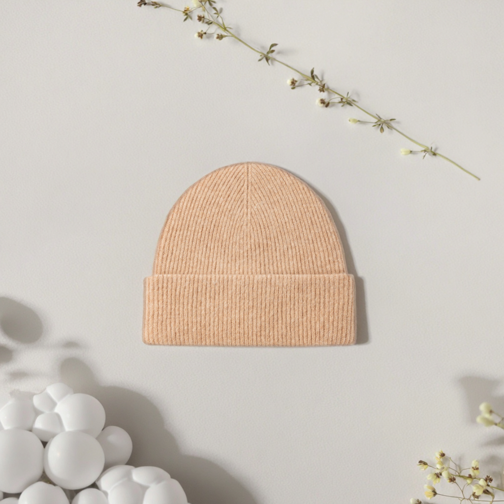 Wool Blend Hat with a Sophisticated and Elegant Autumn-winter Vibe Adult Knitted Hat Warm and Comfortable Cold Cap