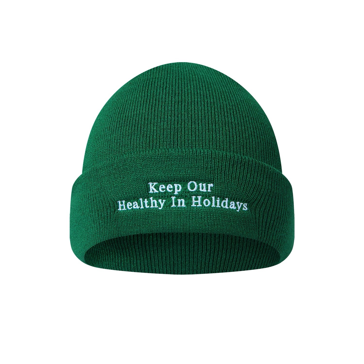 High Quality Customizable Embroidered Knitted Items Versatile and Easy to Match for Daily Outdoor Travel Casual Scenes