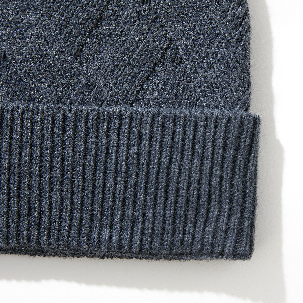 Wholesale Good Quality 100% Wool Winter Soft Beanie Cap Warm Knitted Hat