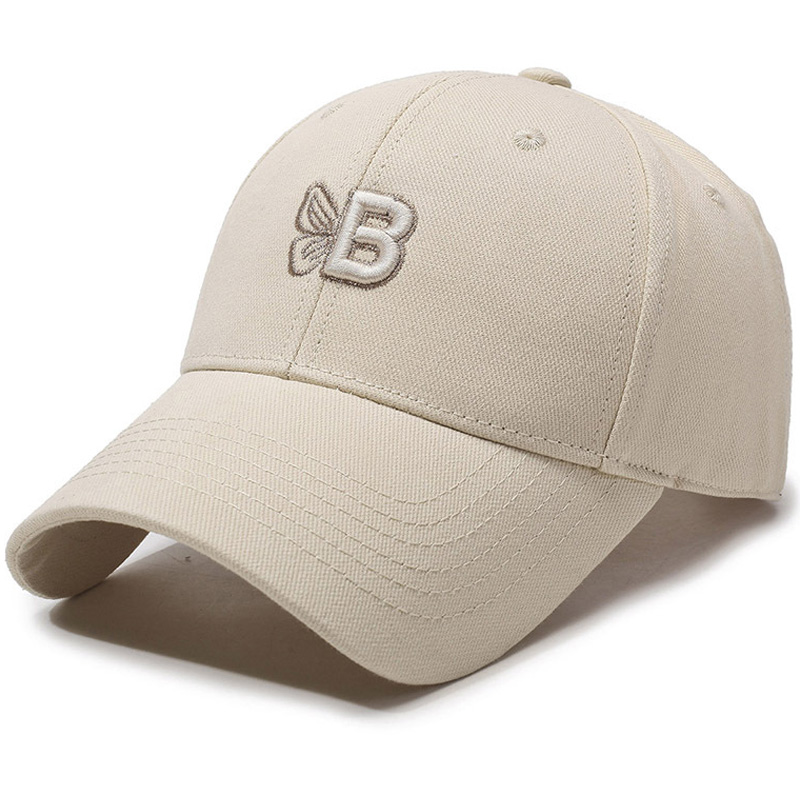 Letter B Men's and Women's Trendy Casual Embroidered Spring-Summer Four Seasons Baseball Cap
