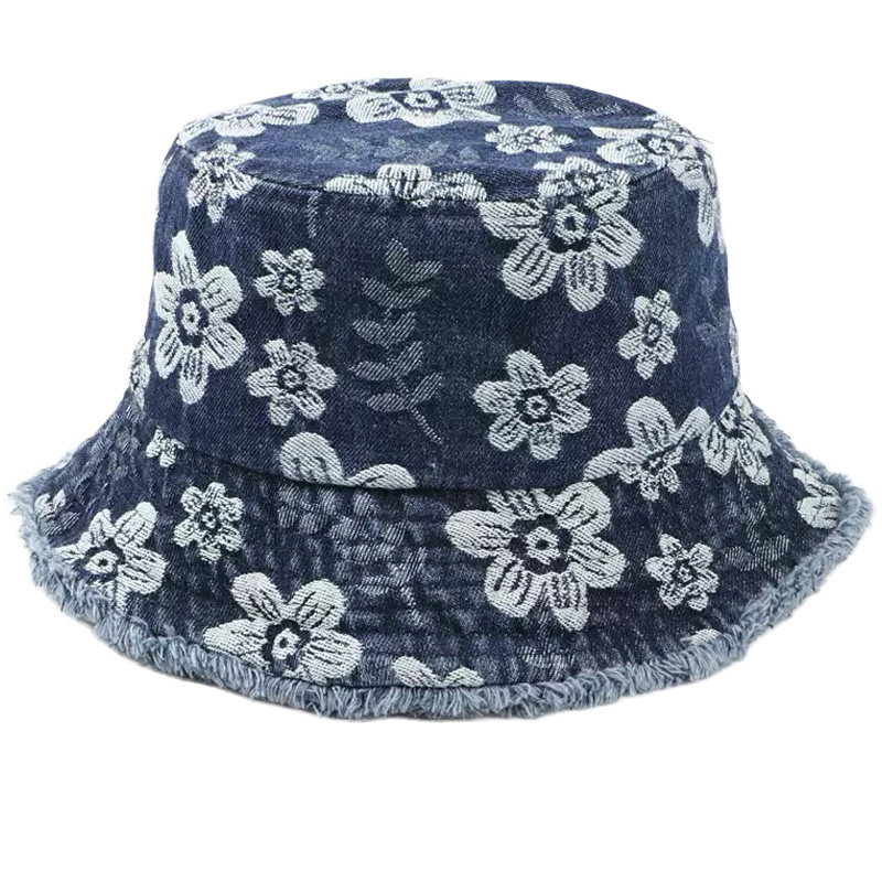 High-quality Embroidered Pattern Fishing Hat - Fashionable, for Daily Use, Retro and Simple Design