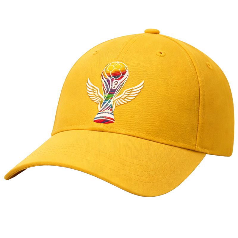 FIFA World Cup 2026 Hat with Embroidered Gray Adjustable Cotton Denim Baseball Cap