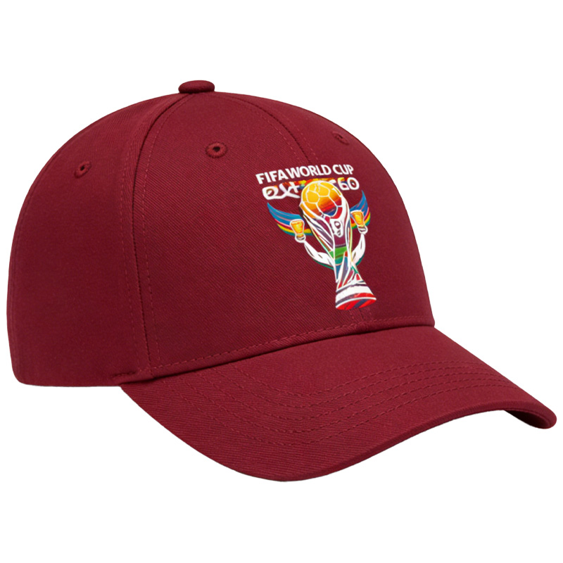 FIFA World Cup 2026 Embroidered Gray Adjustable Cotton Denim Baseball Cap