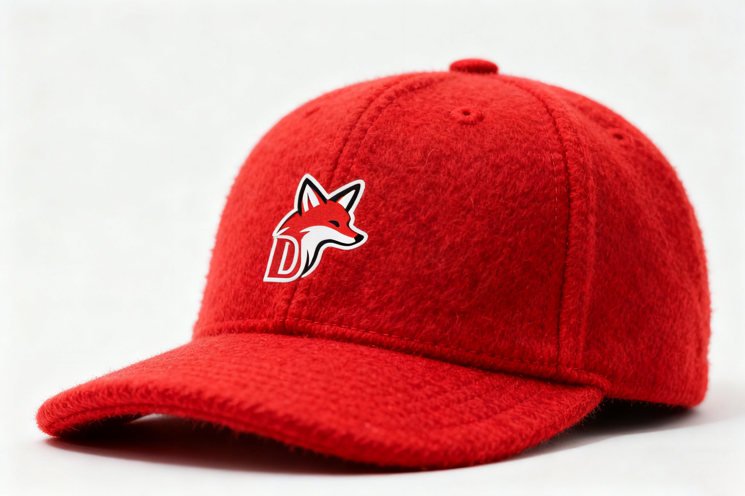 Custom Embroidered Gray Snapback Adjustable Wool Blend Baseball Cap